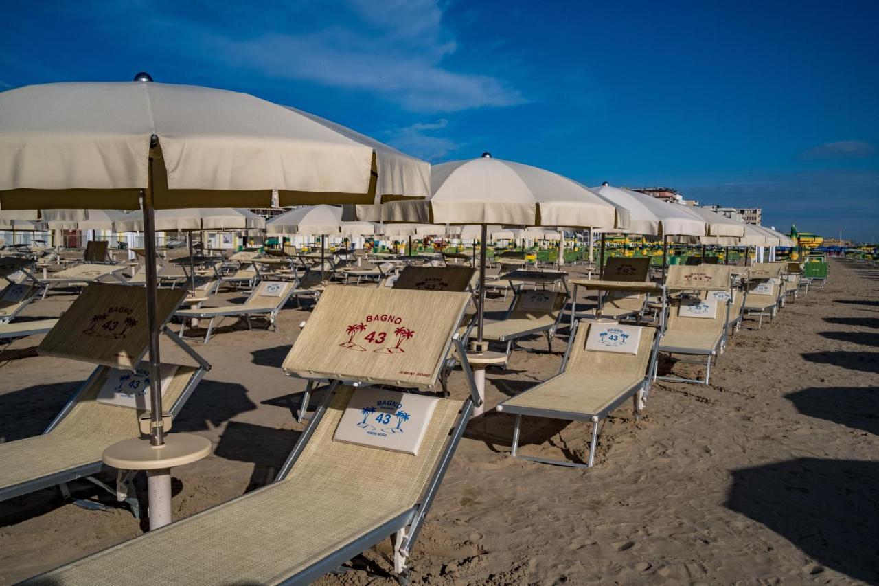 Hotel Villa Dei Fiori - Sul Mare Con Piscina Viserbella di Rimini 외부 사진